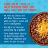 Heat-and-Eat Pouch, Low Carb Chili made with Black Edamame Beans, Keto Friendly