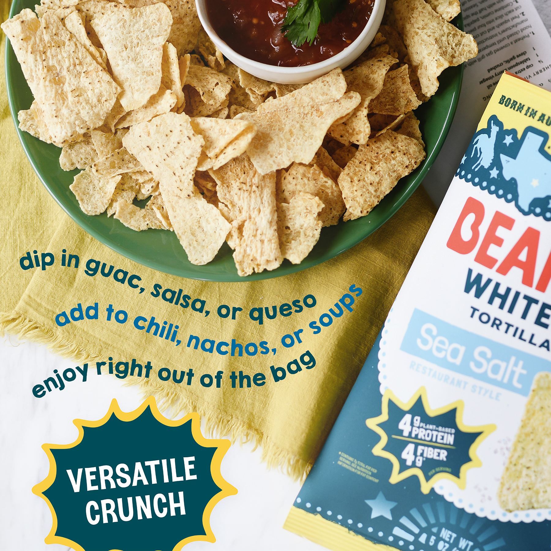 Beanitos White Bean Chips - Restaurant Style With Sea Salt - White Bean ...