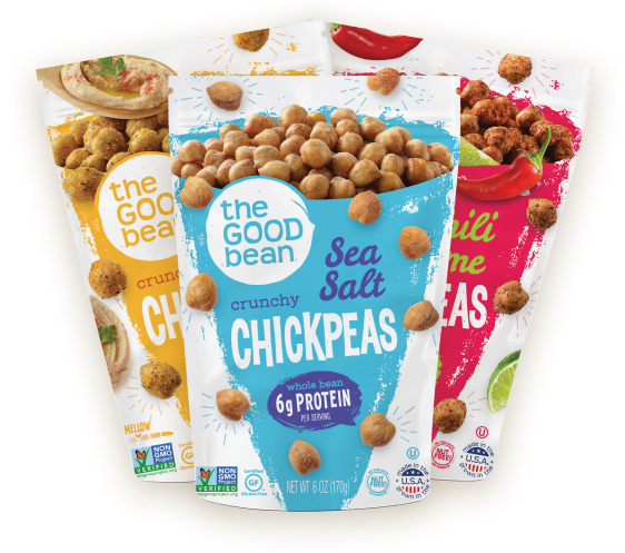 The Good Bean and Beanitos All-Natural Bean Snacks and Chips