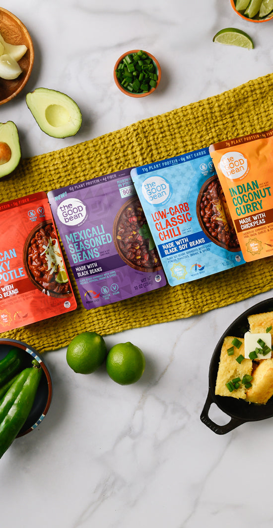 The Good Bean and Beanitos All-Natural Bean Snacks and Chips