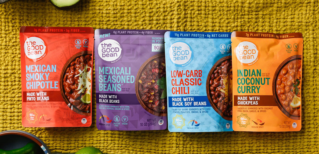 The Good Bean and Beanitos All-Natural Bean Snacks and Chips