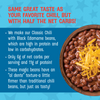 Heat and Eat Pouch, Low Carb Chili made with Black Edamame Beans, Keto Friendly, 10 oz (4 Pack)